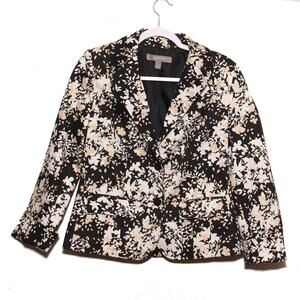 Croft & Barrow Floral Blazer Jacket Size 6  Lined